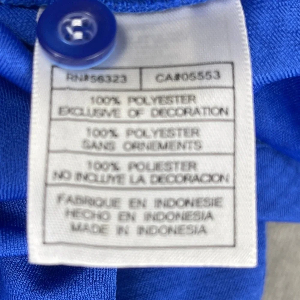 Vintage Duke Blue Devils Nike Men XL Royal Blue Polo Shirt Nike Fit Dry Perf
